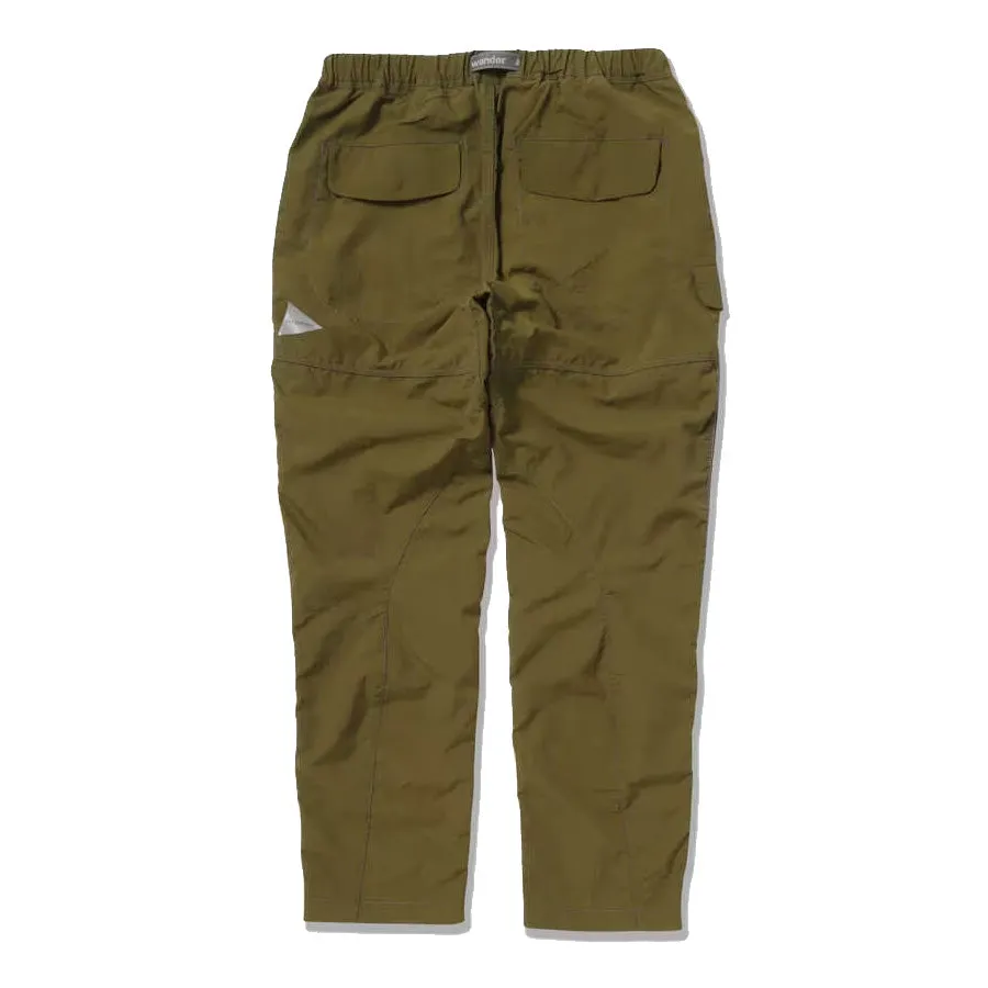 And Wander Ny Taffeta Hiker Pants Khaki