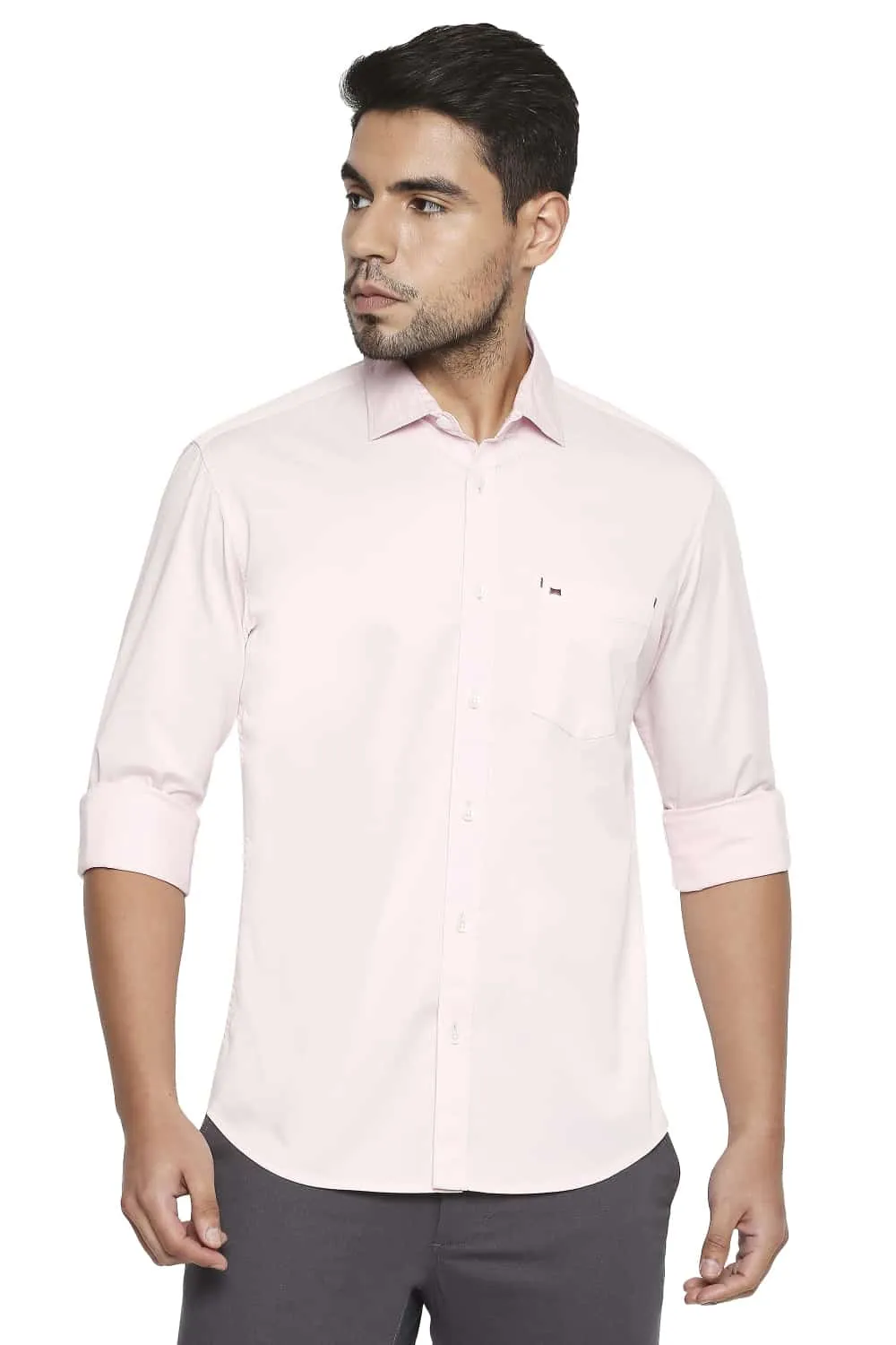 Basics Slim Fit Stretch Shirt