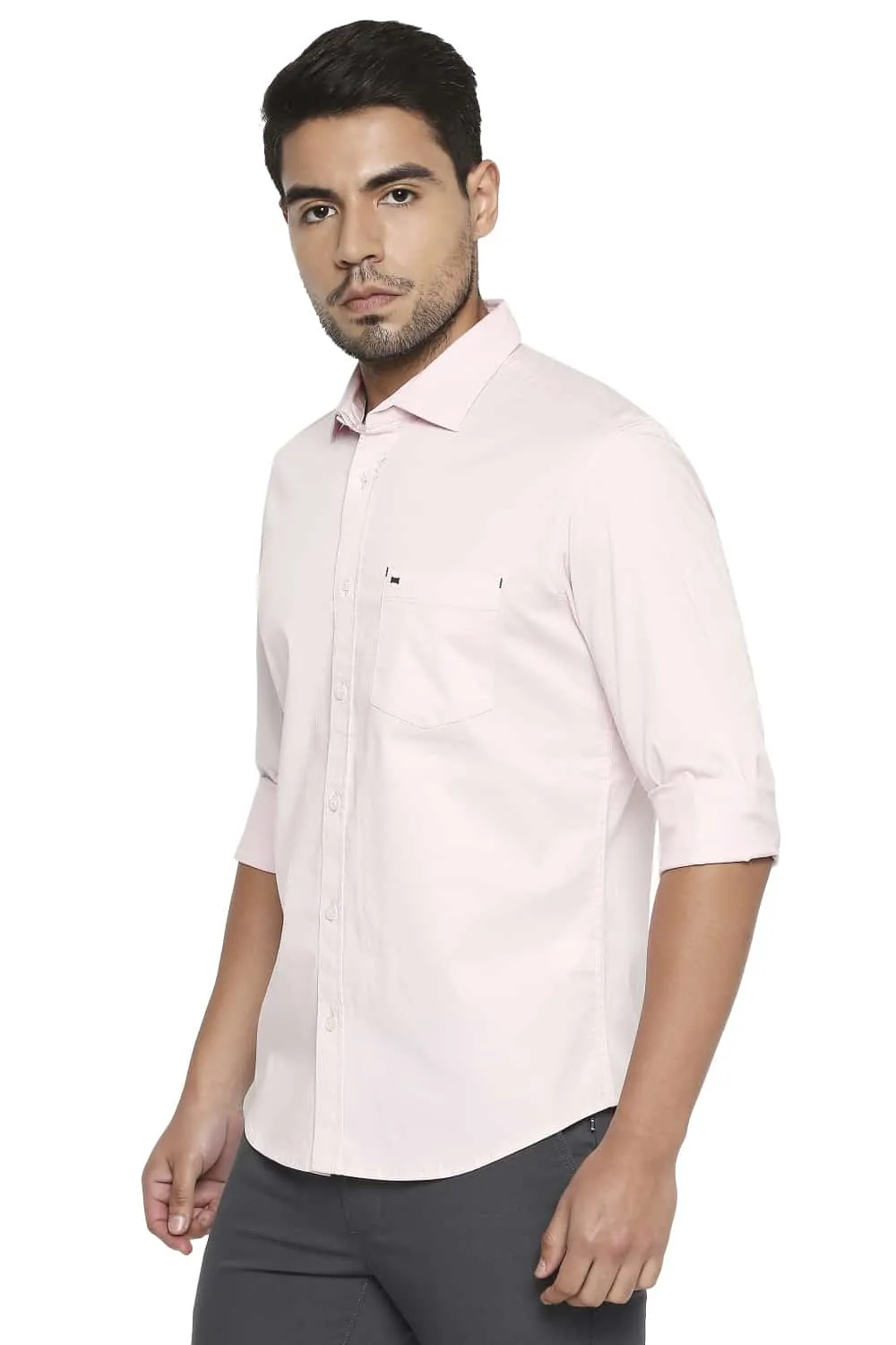 Basics Slim Fit Stretch Shirt