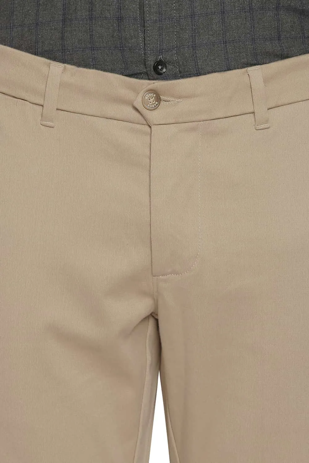 Basics Tapered Fit Stretch Trousers