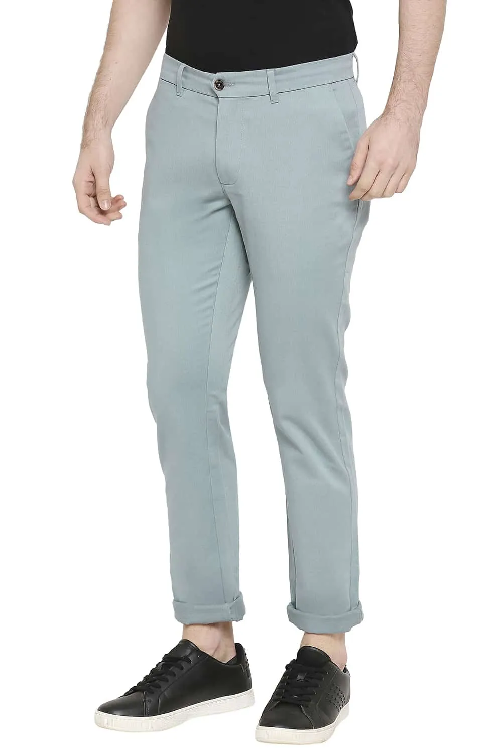 Basics Tapered Fit Stretch Trousers