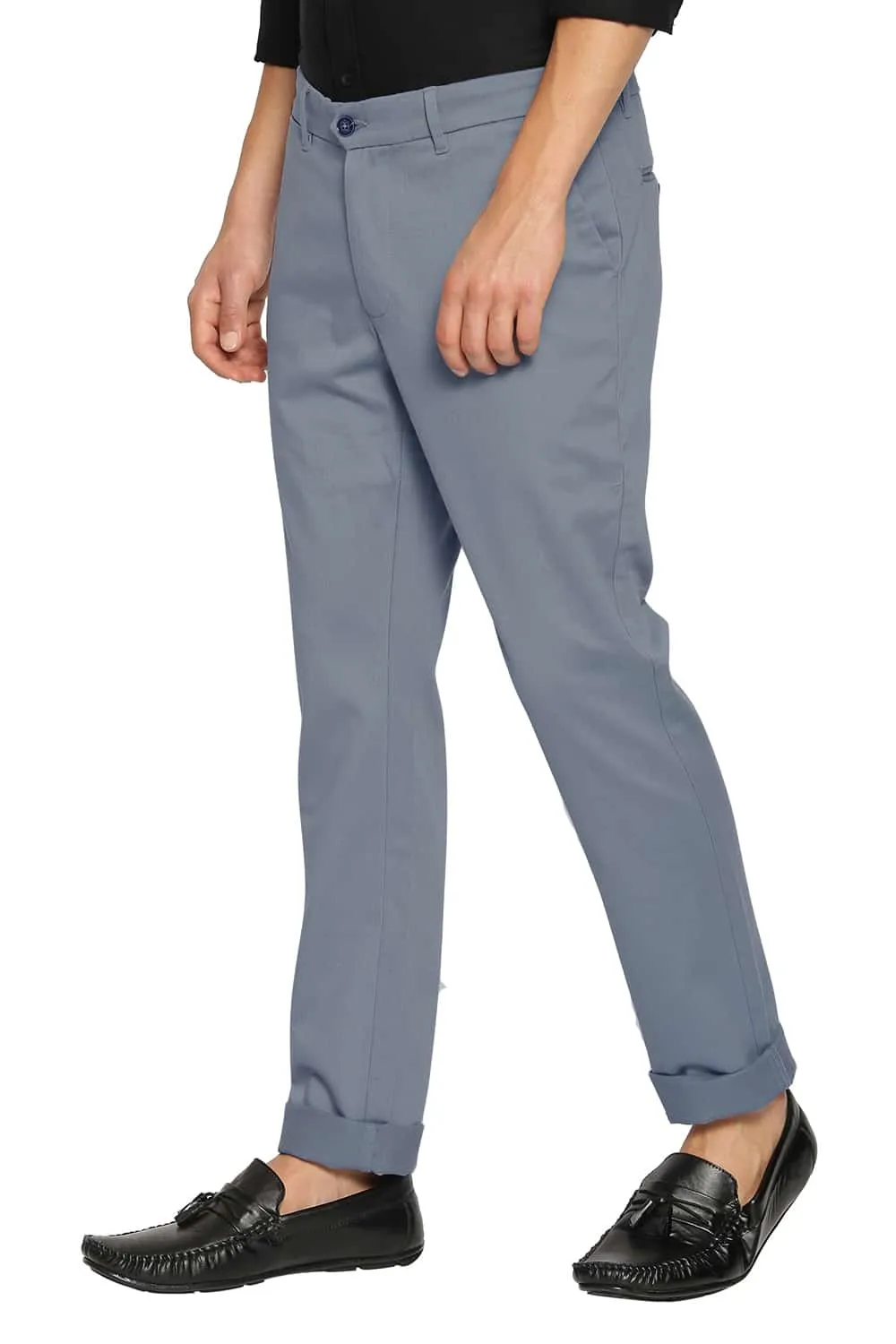 Basics Tapered Fit Stretch Trousers