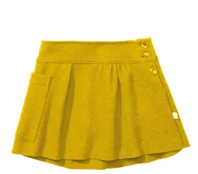 BOILED WOOL SKIRTS - curry