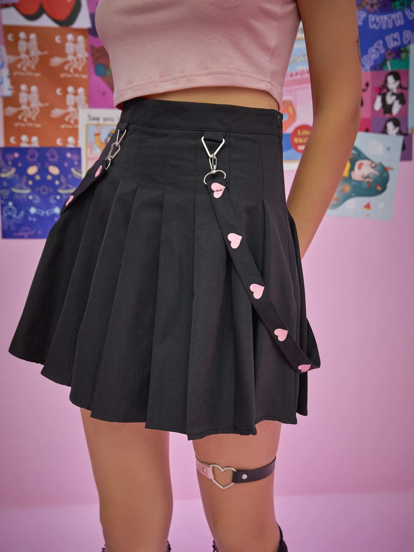 Casual Heart Natural Mini Women Skirt