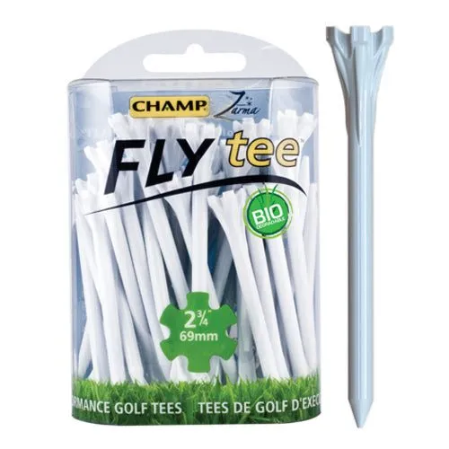 Champ Zarma Fly Tees 2.75" (30 Pack) | White