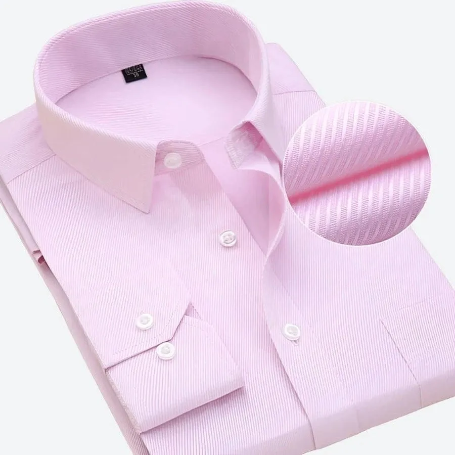 Classic Long-Sleeve Dress Shirts