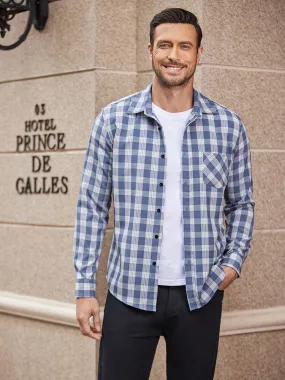 Classic Long Sleeve Plaid Shirts (US Only)