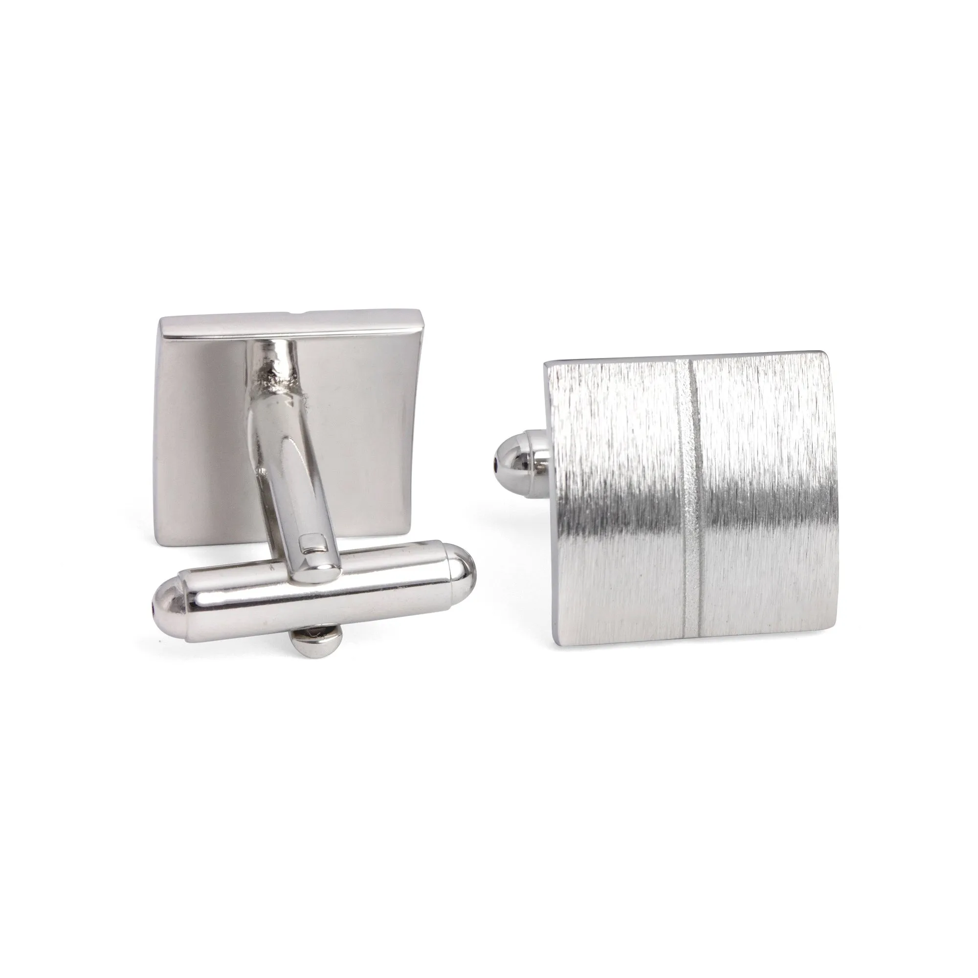 Classic Silver Square Cufflinks in various designs (Online Exclusive)