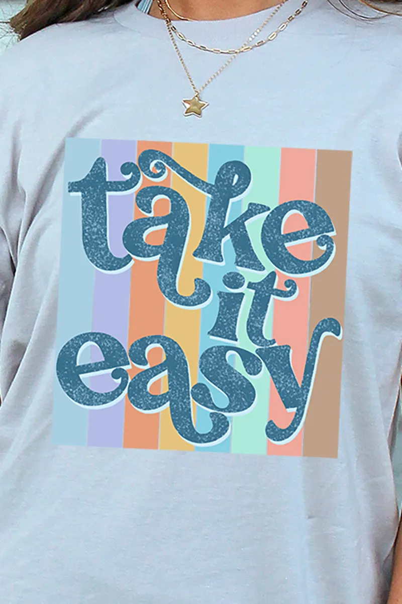 Colorful Take It Easy Unisex Blend Tee