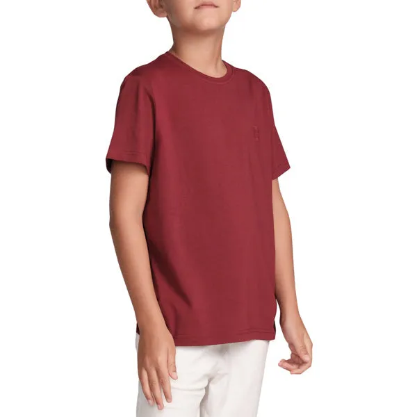 Easy Breezy Tee-Maroon