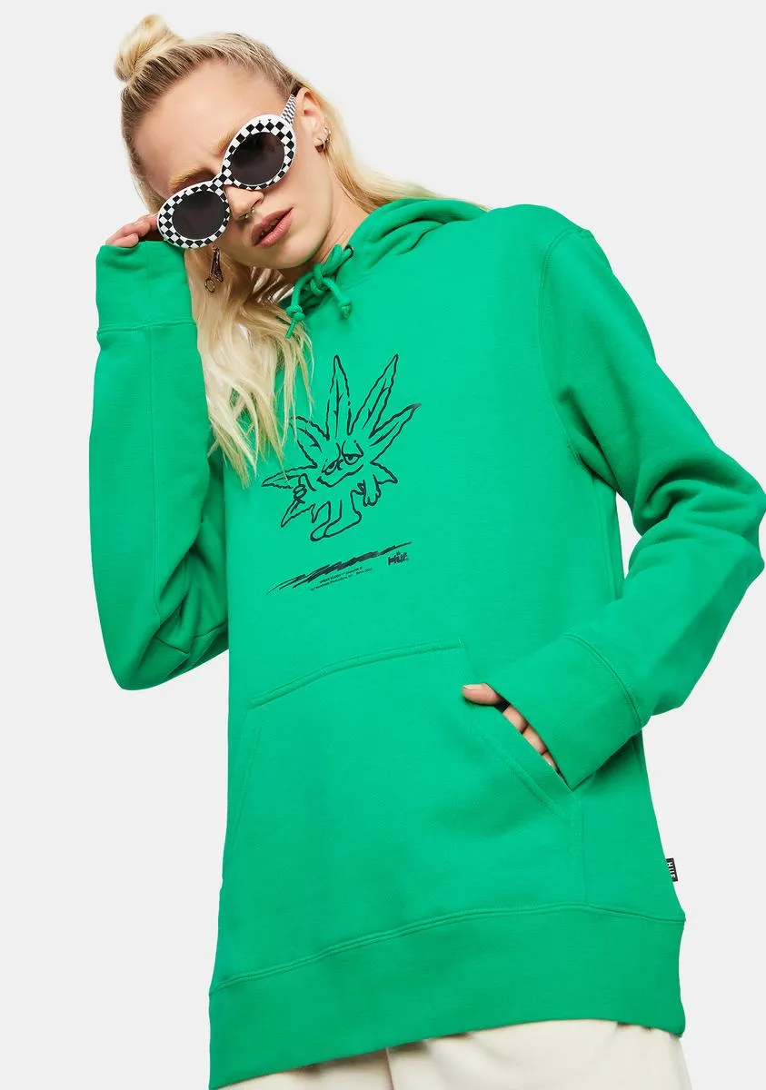 Easy Green Graphic Hoodie