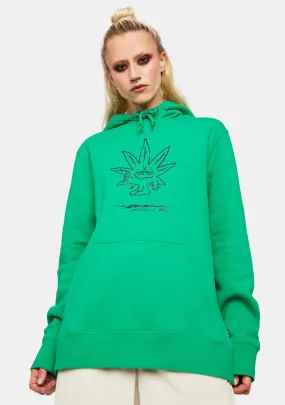 Easy Green Graphic Hoodie