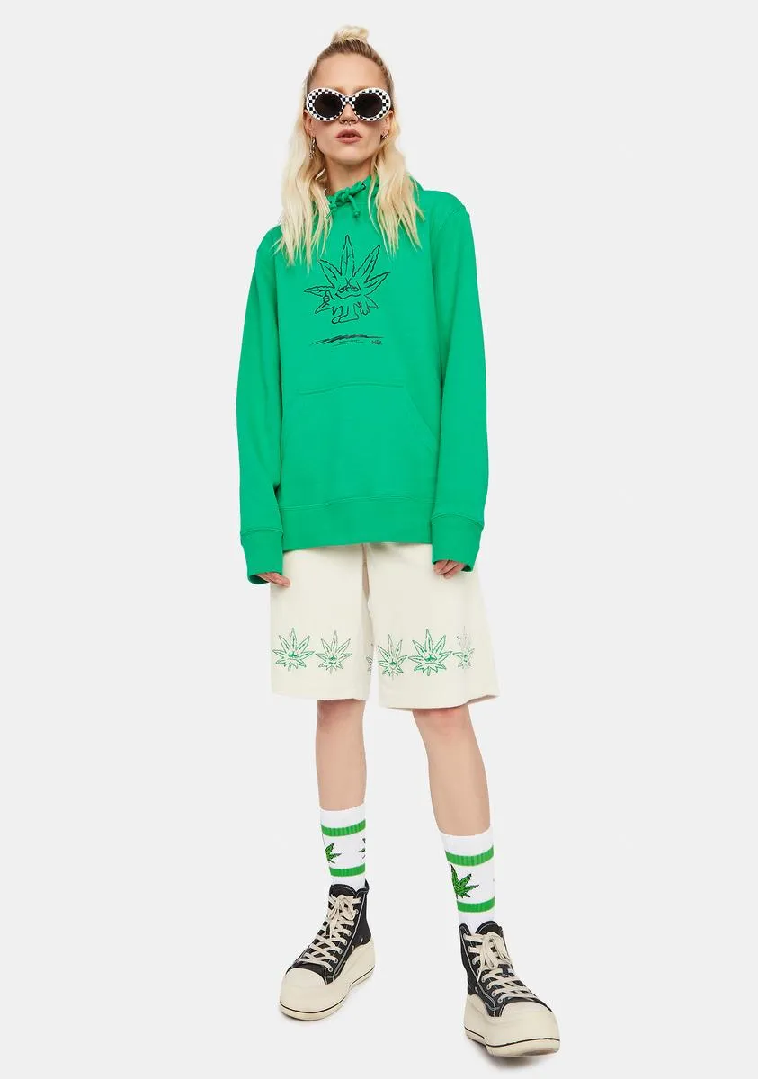 Easy Green Graphic Hoodie