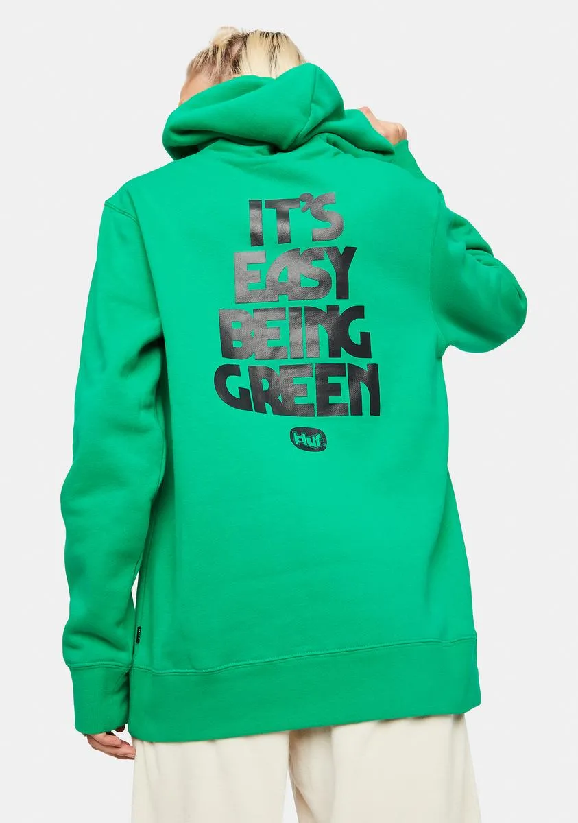 Easy Green Graphic Hoodie