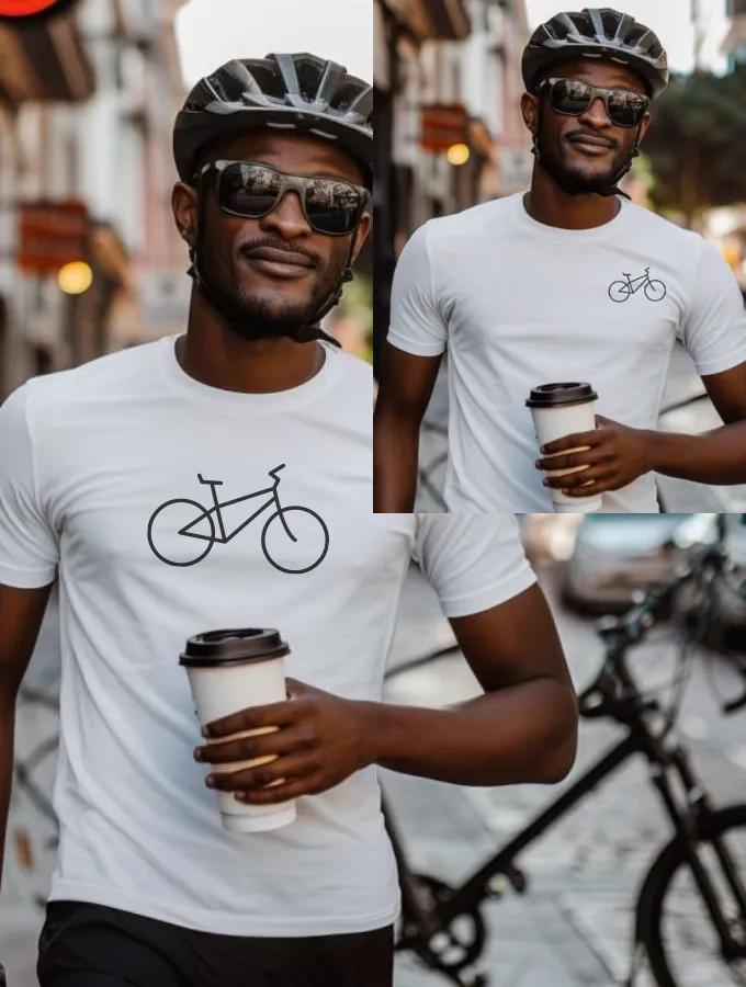 EASY RIDE TEE - CYCLE SERIES - WHITE