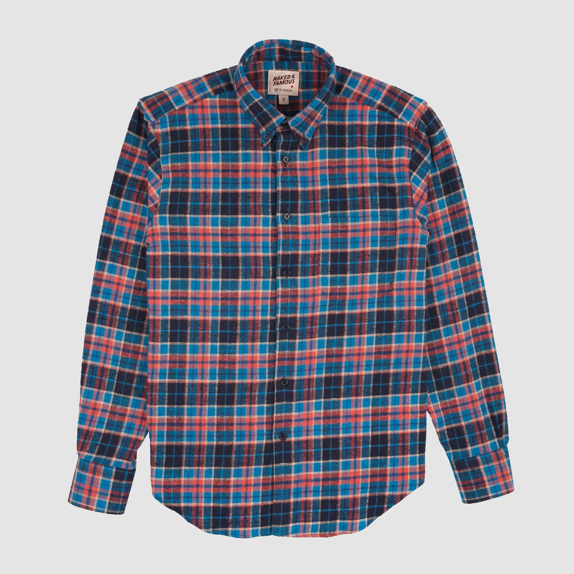 Easy Shirt - Rustic Nep Flannel - Navy/Blue