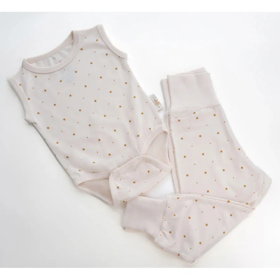 Elli Junior Bamboo Baby Pants Golden Dots