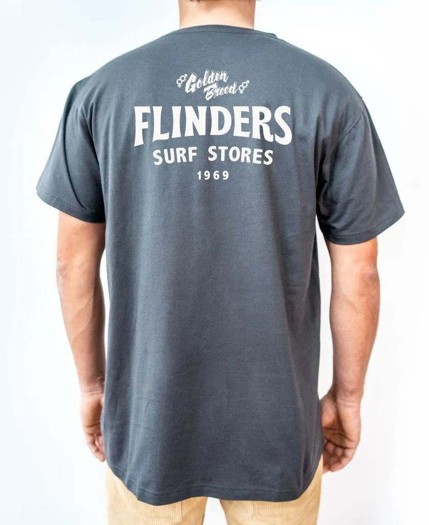 Flinders Easy Rider Tee | Wash Black