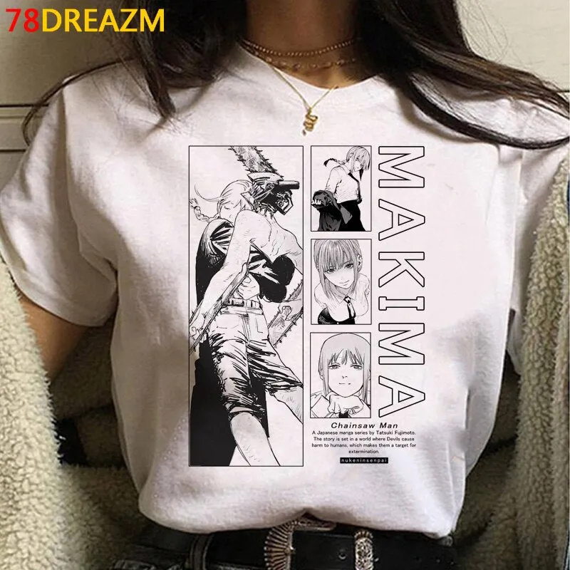 Graphic Croptop/Tshirts Set-1 Chainsaw Man (Variants Available)