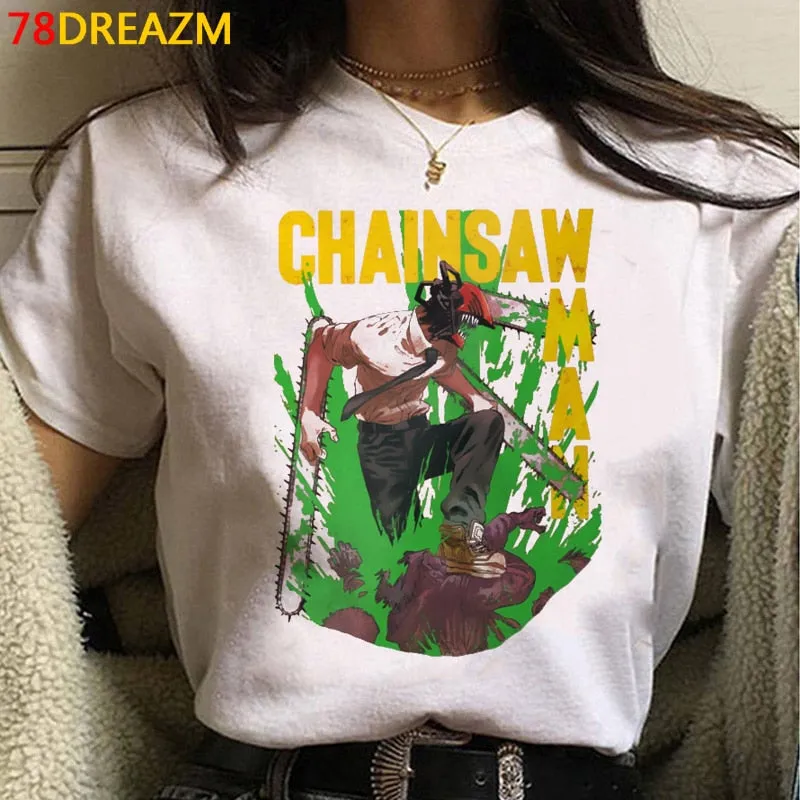 Graphic Croptop/Tshirts Set-1 Chainsaw Man (Variants Available)