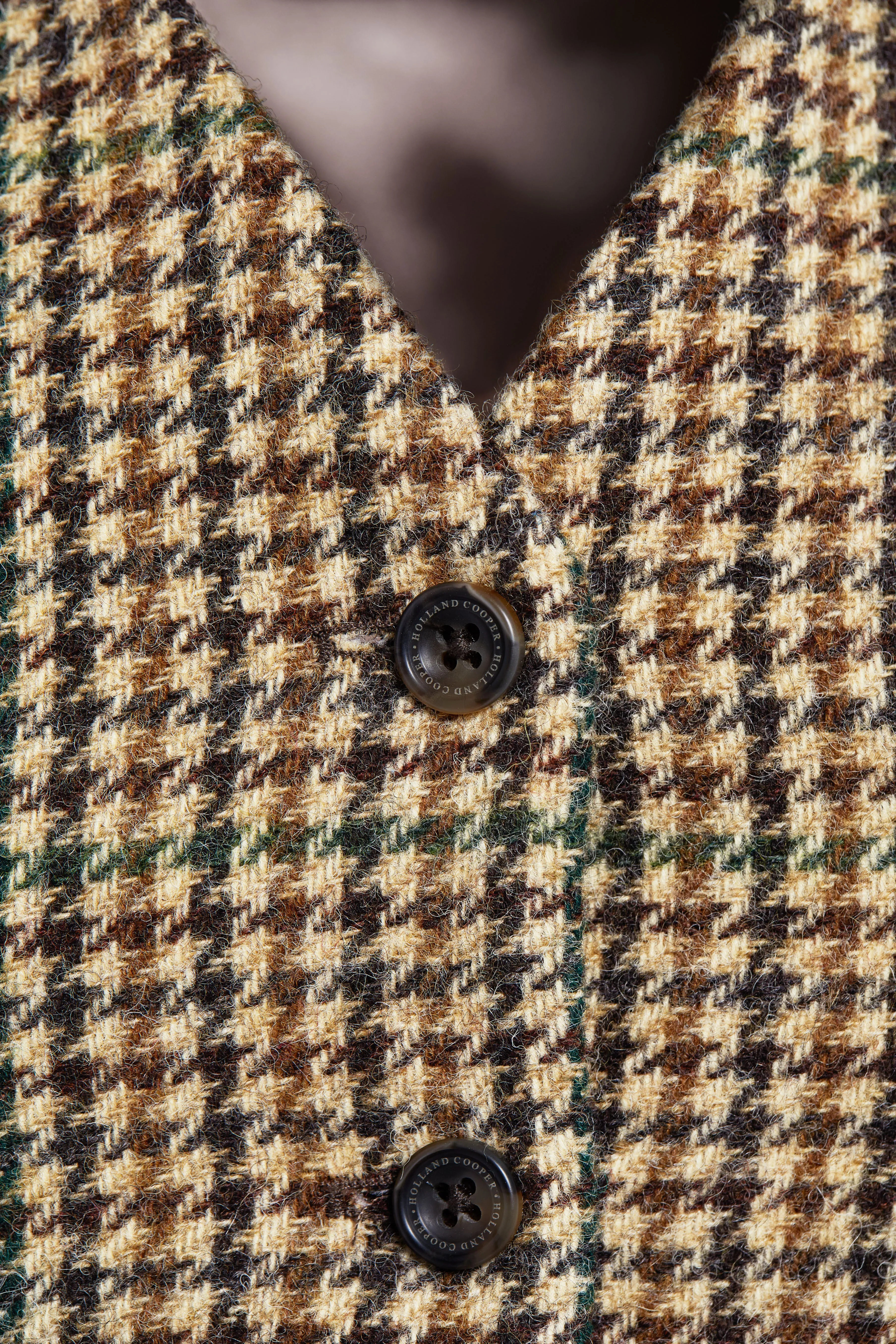 Hampton Waistcoat (Hailes Green Tweed)