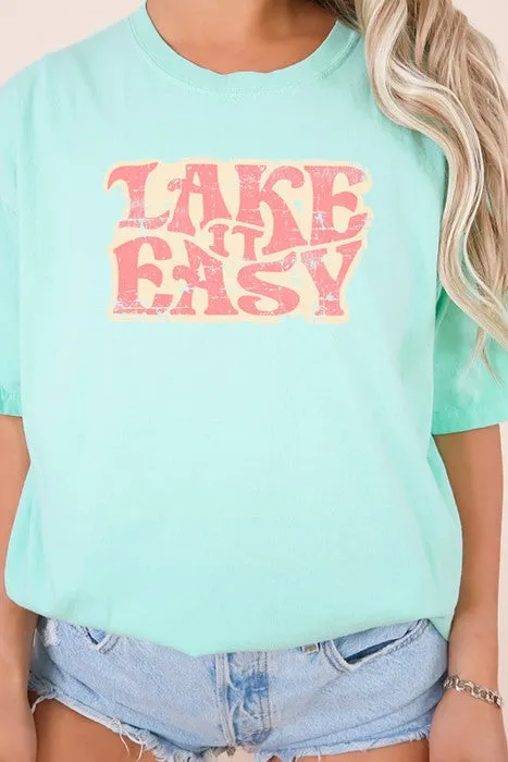 Lake It Easy Oversized Tee