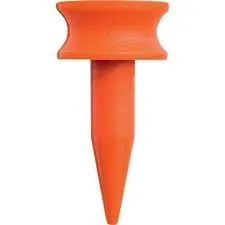 Longridge Plastic Castle Tees 5 mm orange