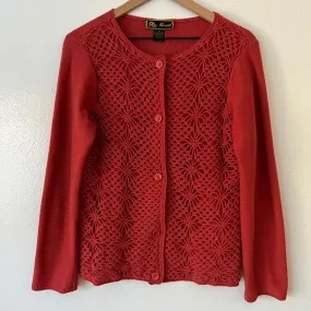 Marisol Vintage Crochet Cotton Cardigan