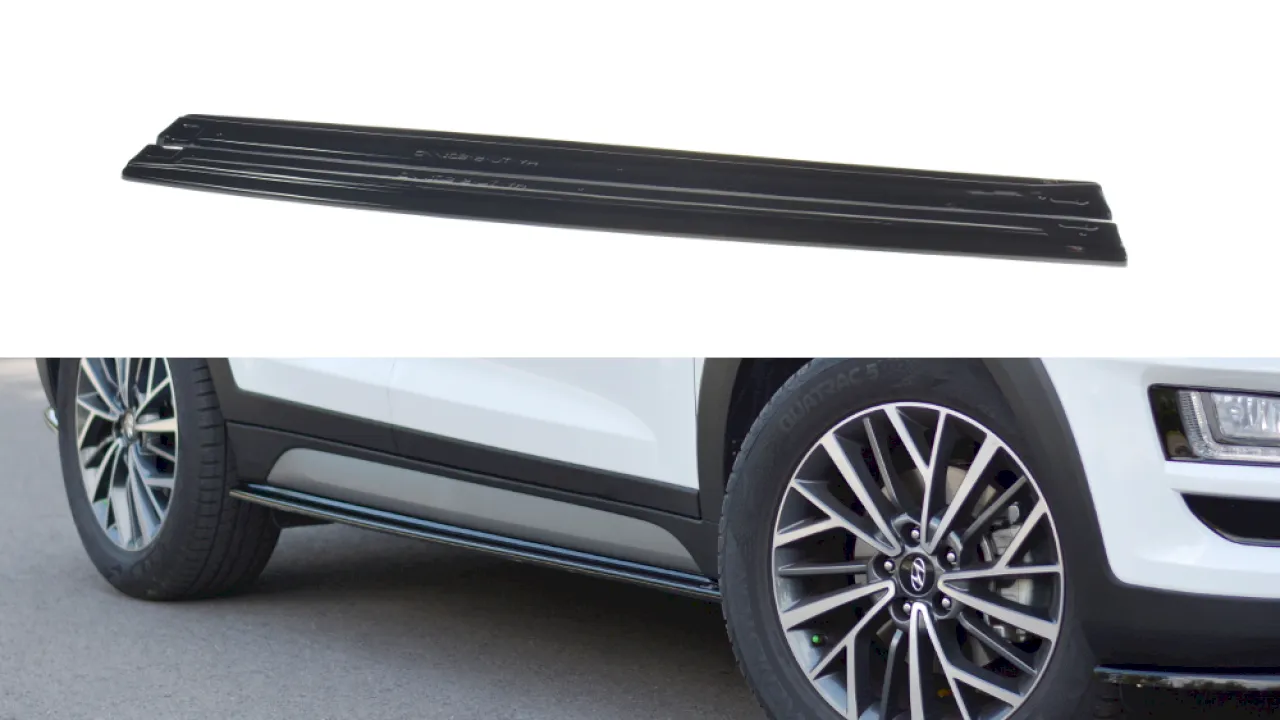 Maxton Design - SIDE SKIRTS DIFFUSERS HYUNDAI TUCSON MK3 FACELIFT (2018-UP)