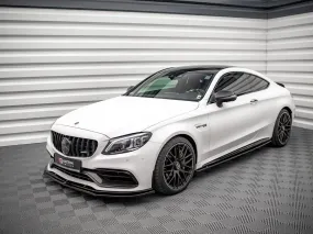 Maxton Design - SIDE SKIRTS DIFFUSERS V.1 MERCEDES-AMG C 63AMG COUPE C205 FACELIFT (2018-2021)