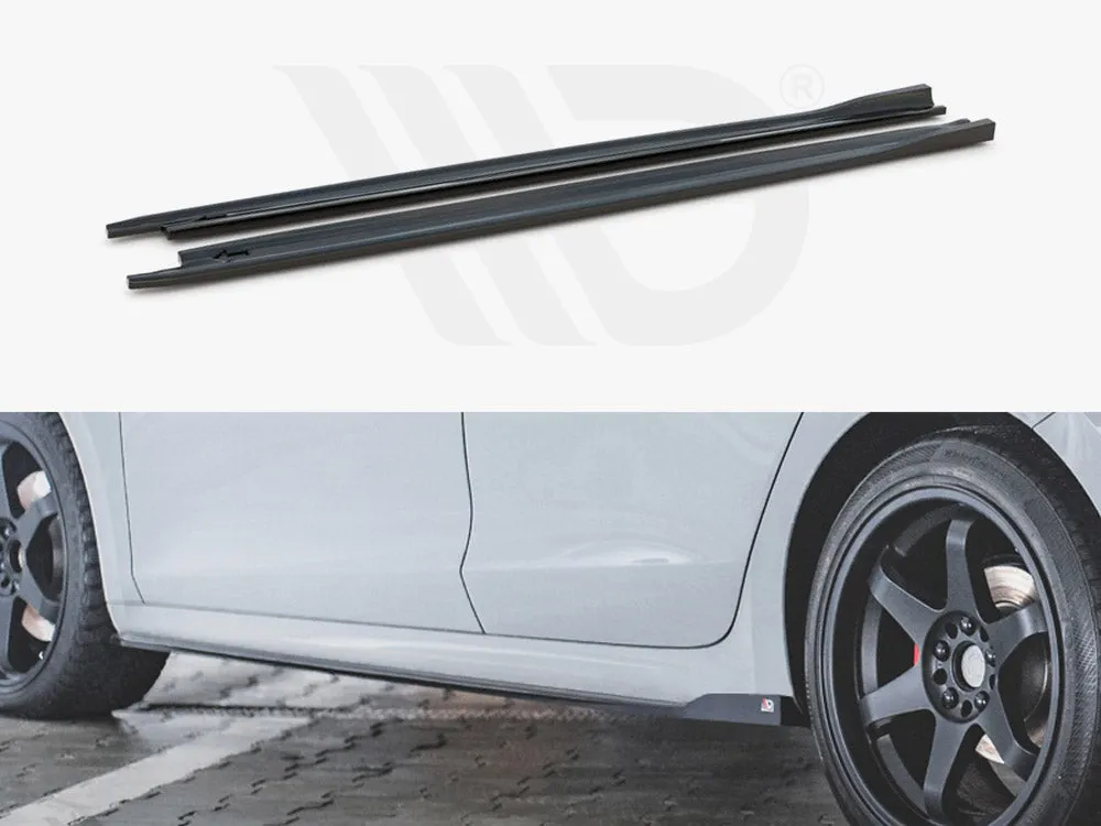 Maxton Design - SIDE SKIRTS DIFFUSERS V3 SKODA OCTAVIA RS MK4 (2020-)