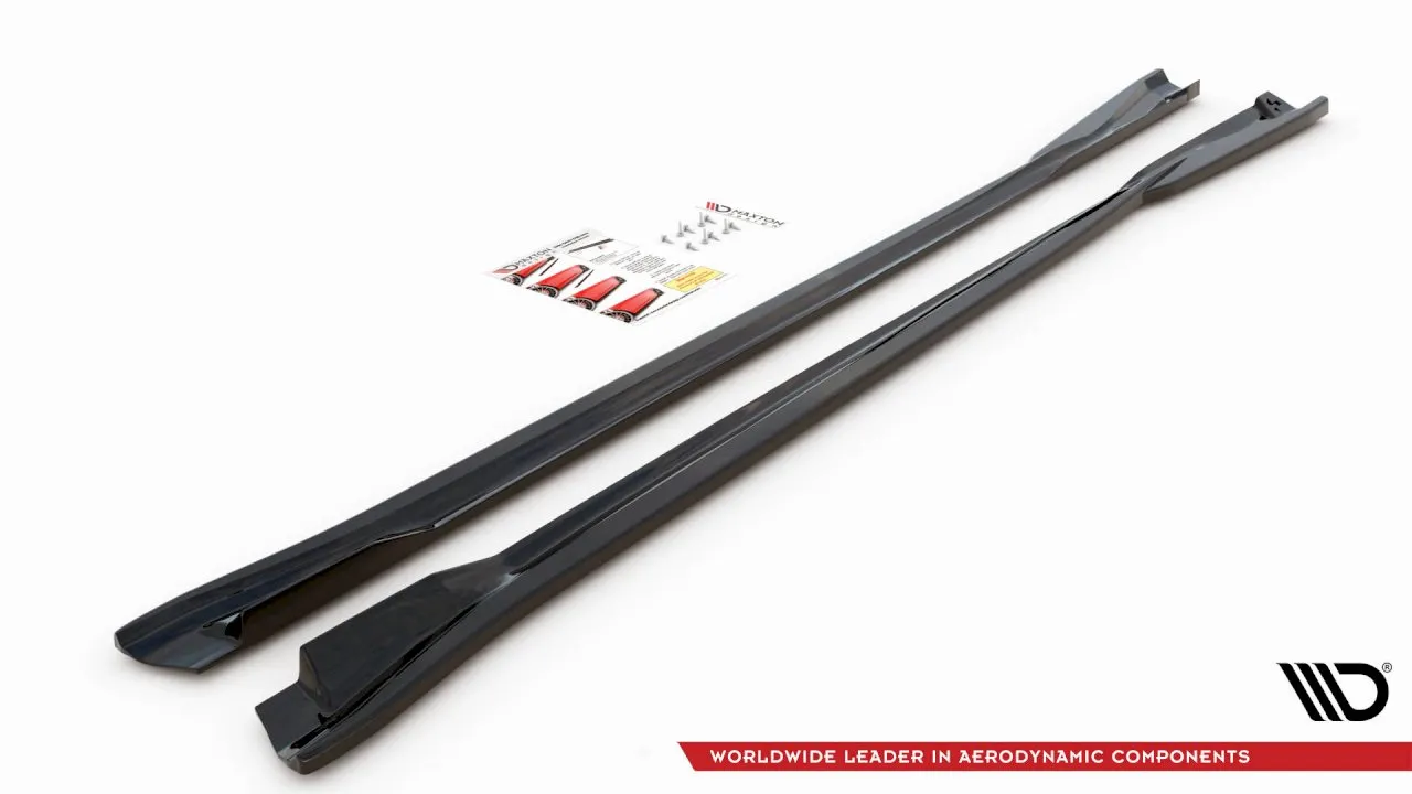 Maxton Design - SIDE SKIRTS DIFFUSERS VW ARTEON R-LINE FACELIFT (2020-)