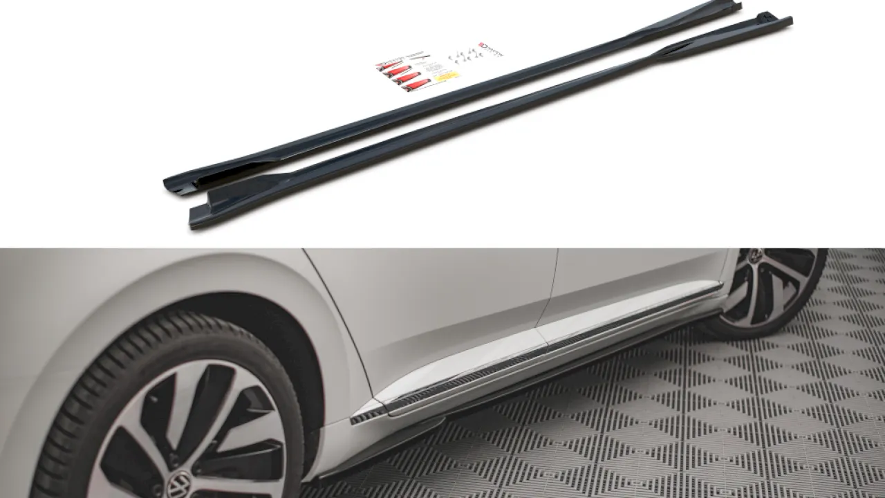 Maxton Design - SIDE SKIRTS DIFFUSERS VW ARTEON R-LINE FACELIFT (2020-)