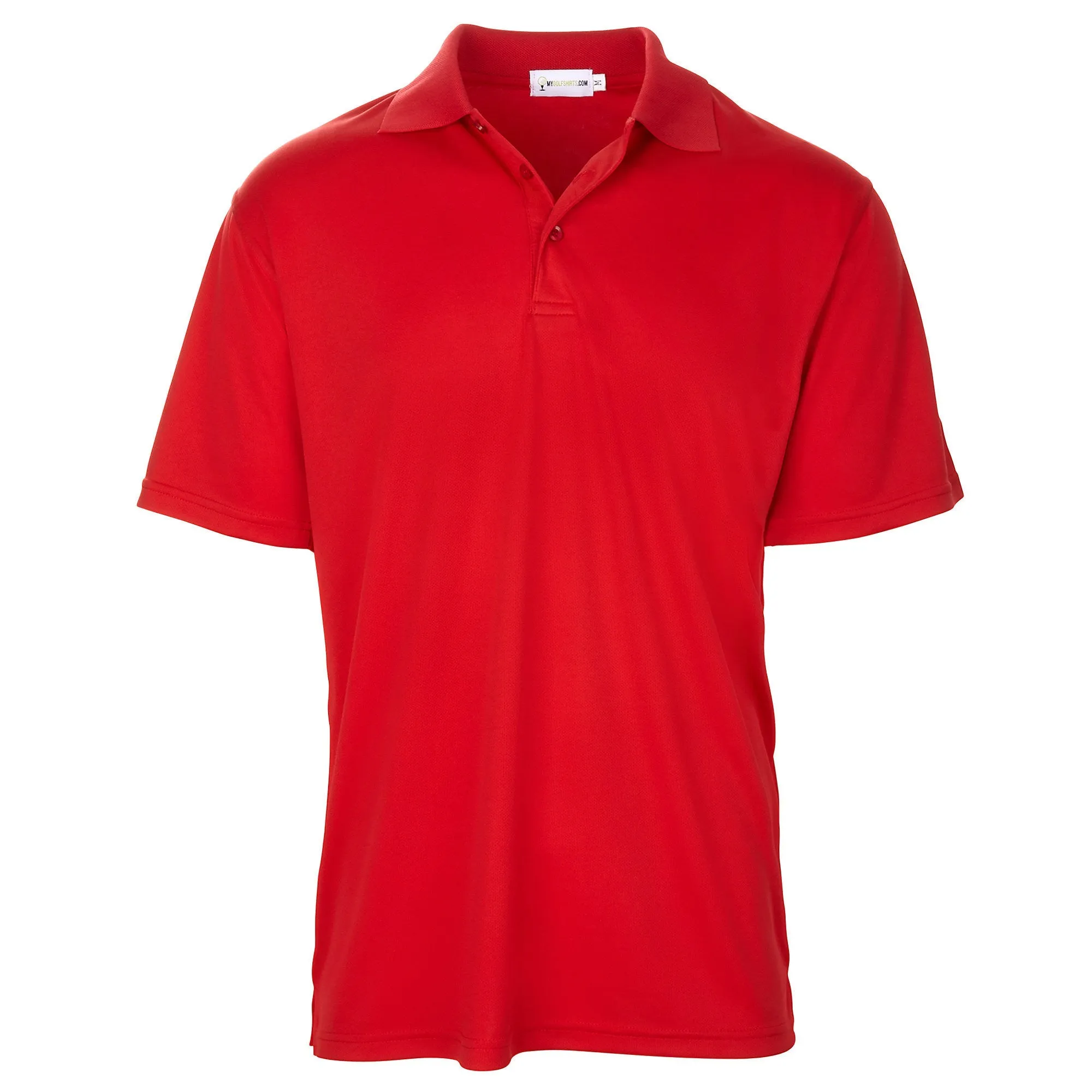 Men's One Color Dri-Fit Golf Shirts - Save with Three Shirt Bundle ( Free Golf  Hat, Free divot Ball Marker)