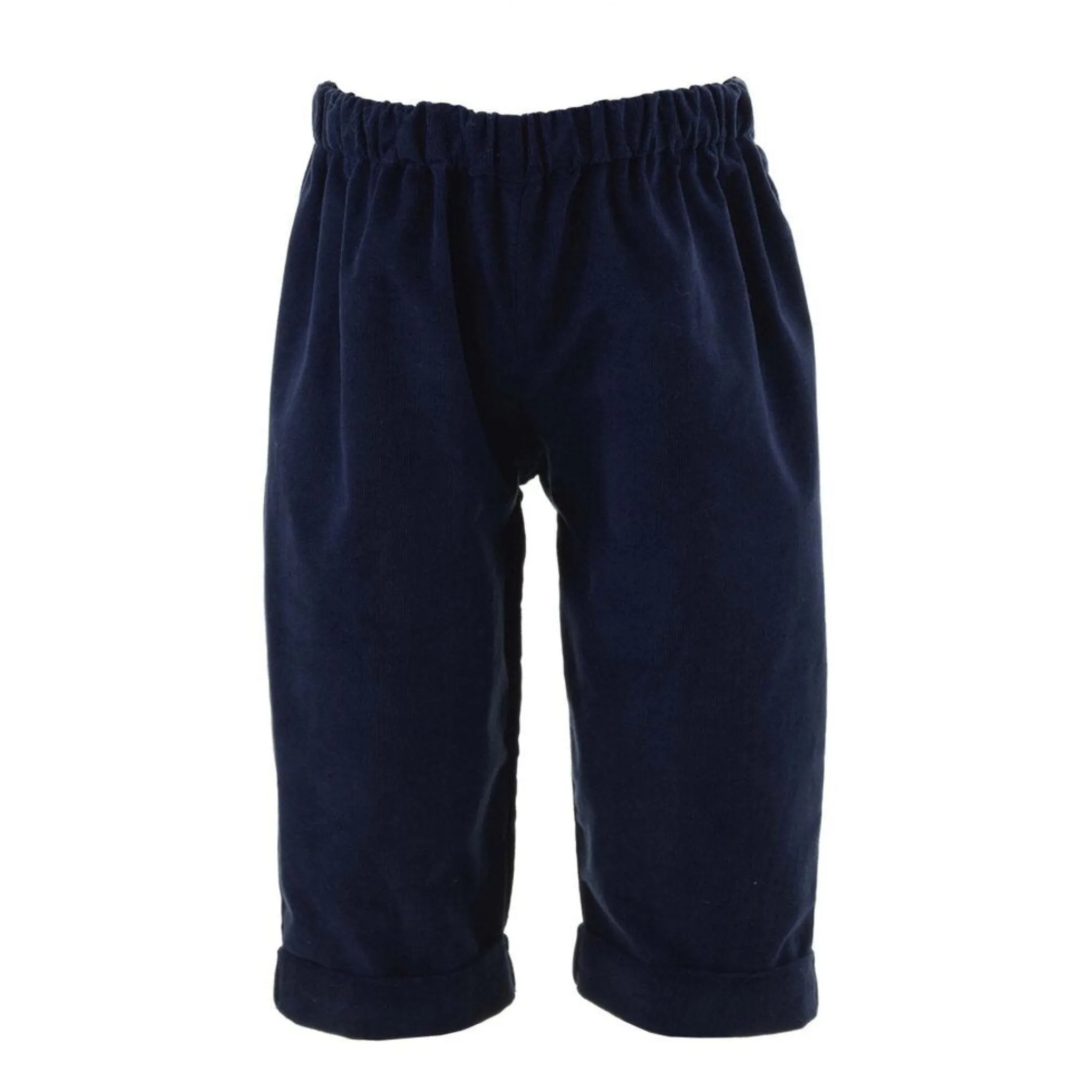 Navy Babycord Trousers