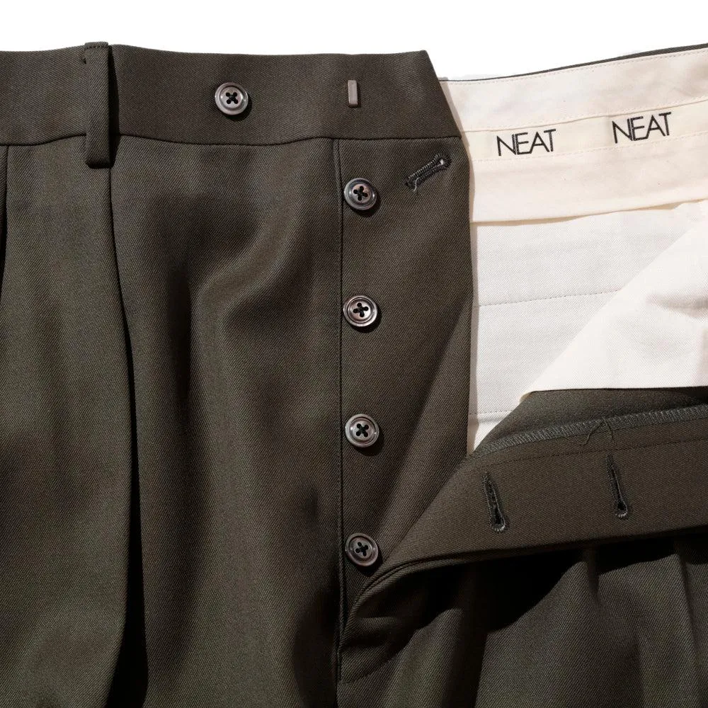 NEAT Back Satin Gabardine Standard Type 1 Olive