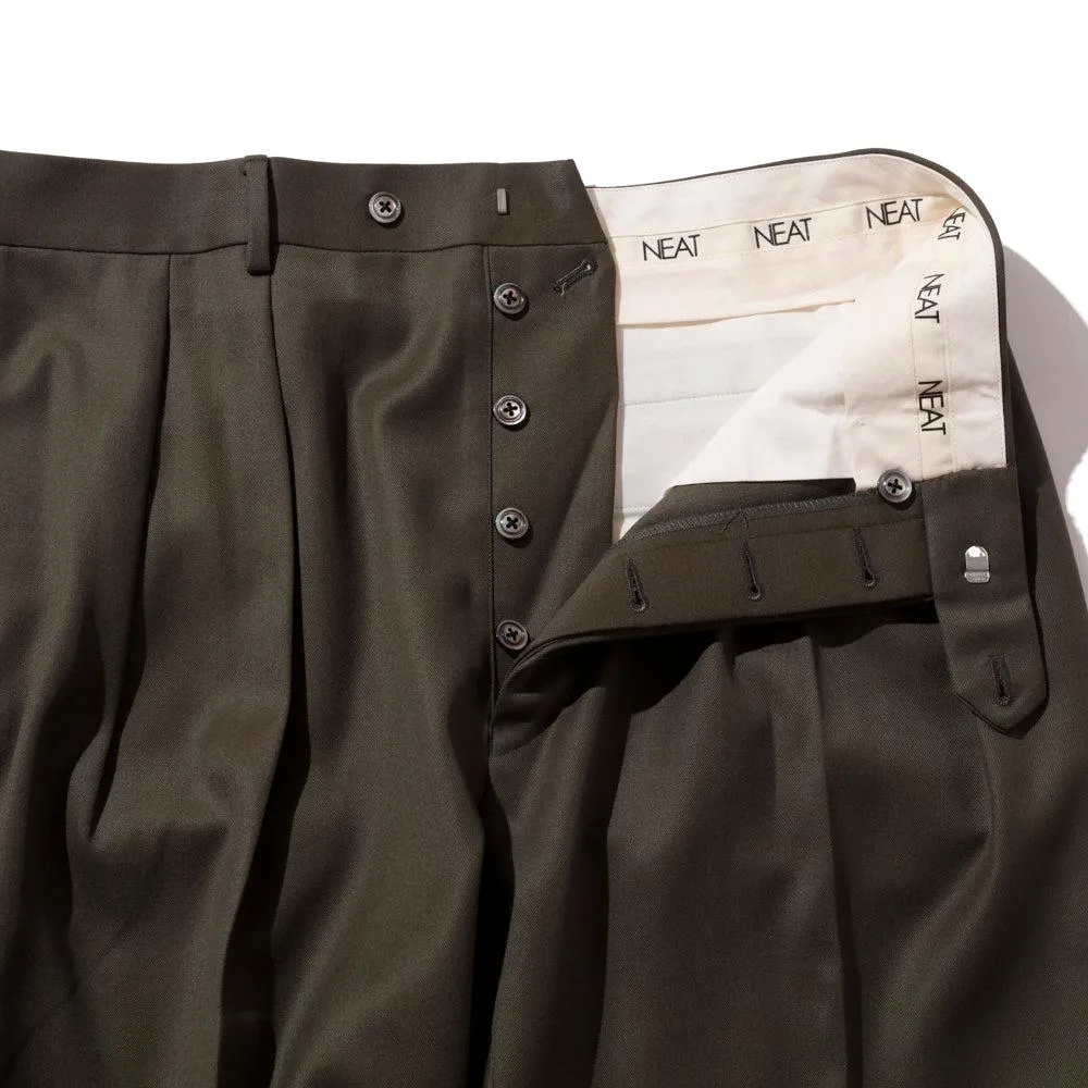 NEAT Back Satin Gabardine Standard Type 1 Olive