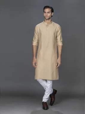 OLIVE SILK KURTA