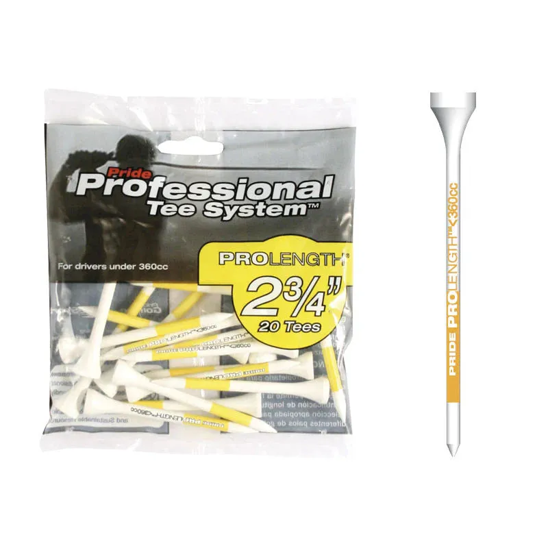 Pride Professional Tee System 2 3/4" 20 pack