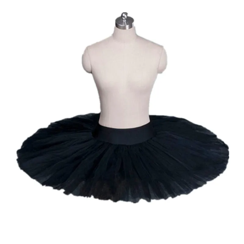 Professional Ballet Girls Practice  Pancake Tutu Skirts 6 Layers