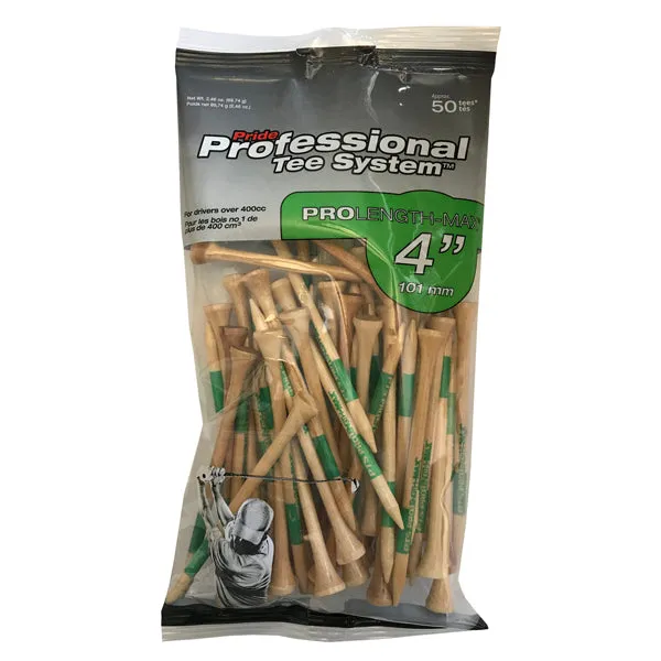 Professional Tee System™ (PTS)- 4" Wood Tees