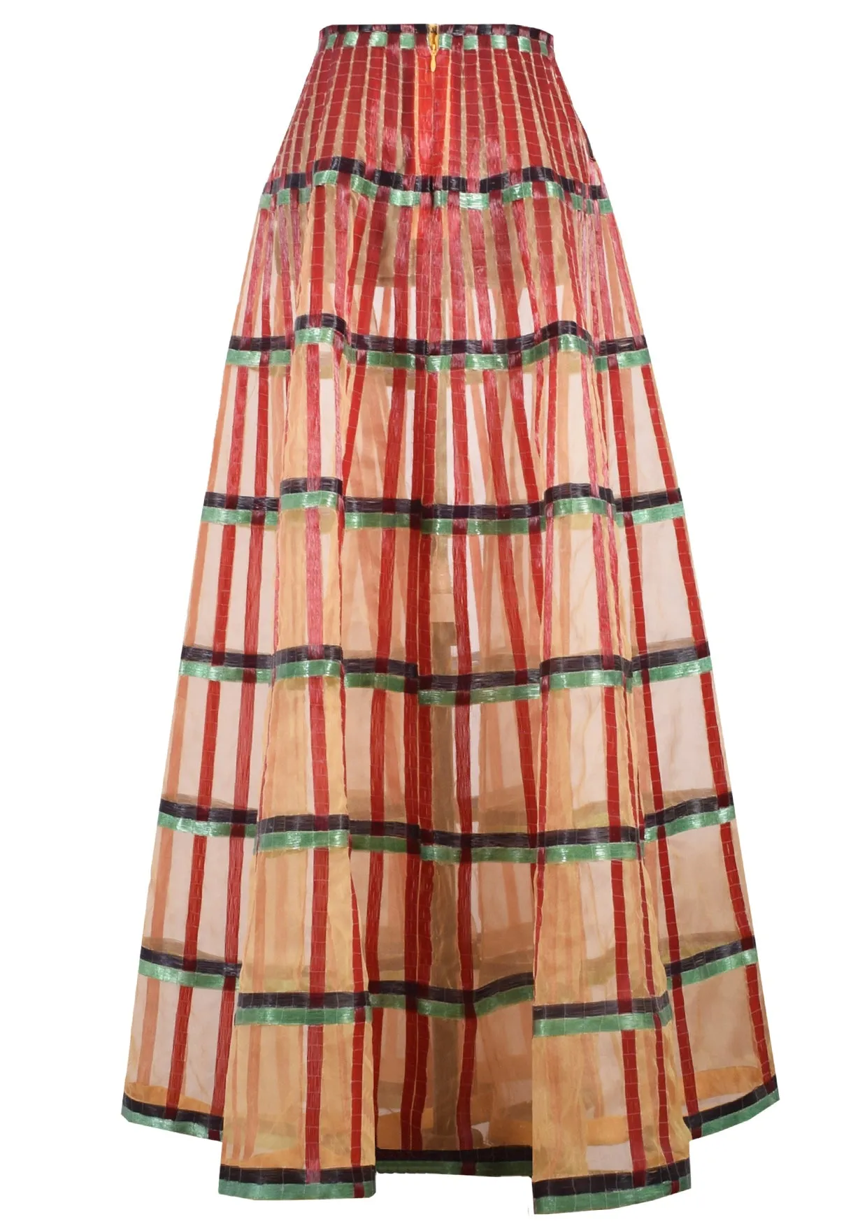 Silk Organza Maxi Skirt