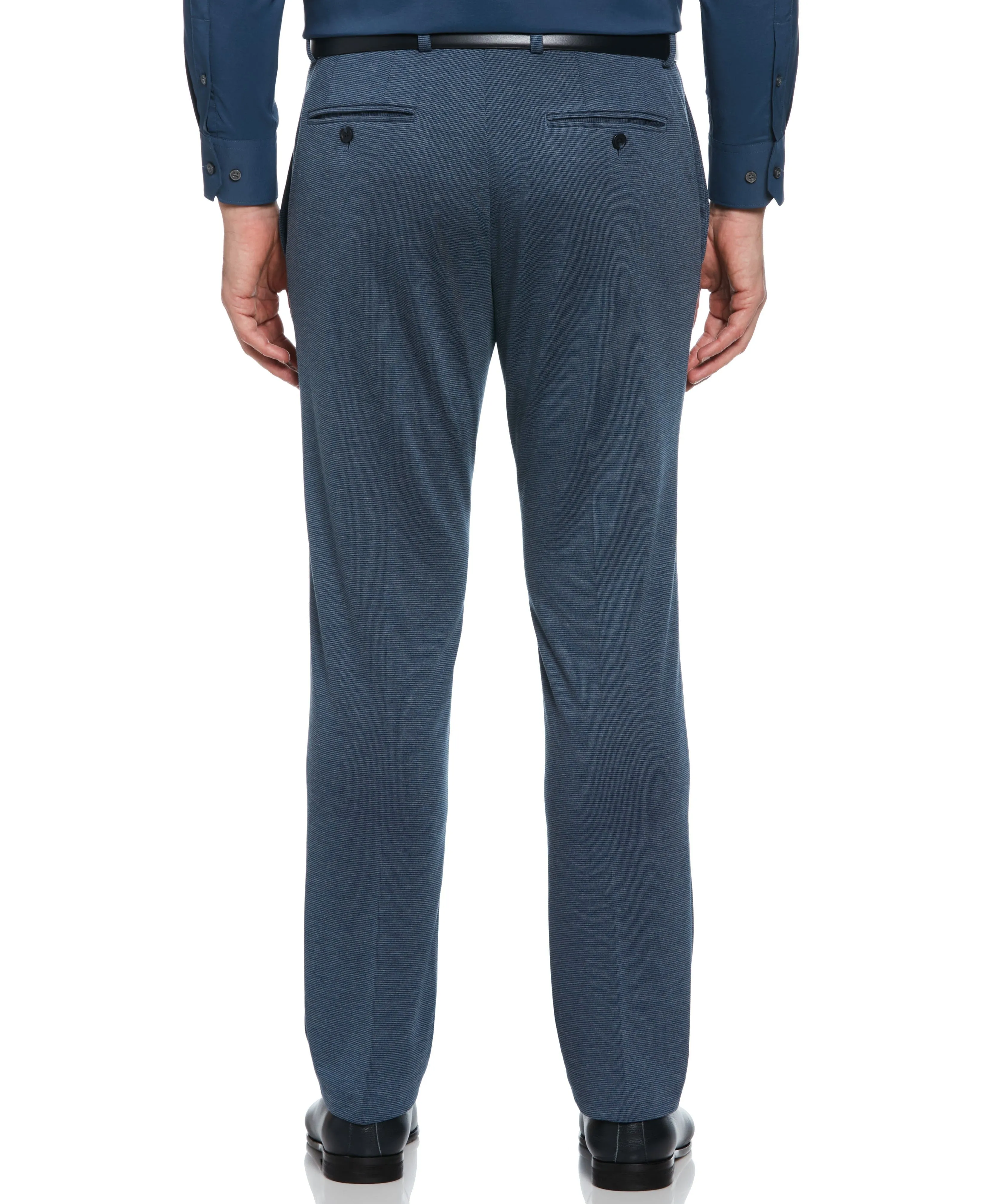 Slim Fit Neat Knit Stretch Suit Pant