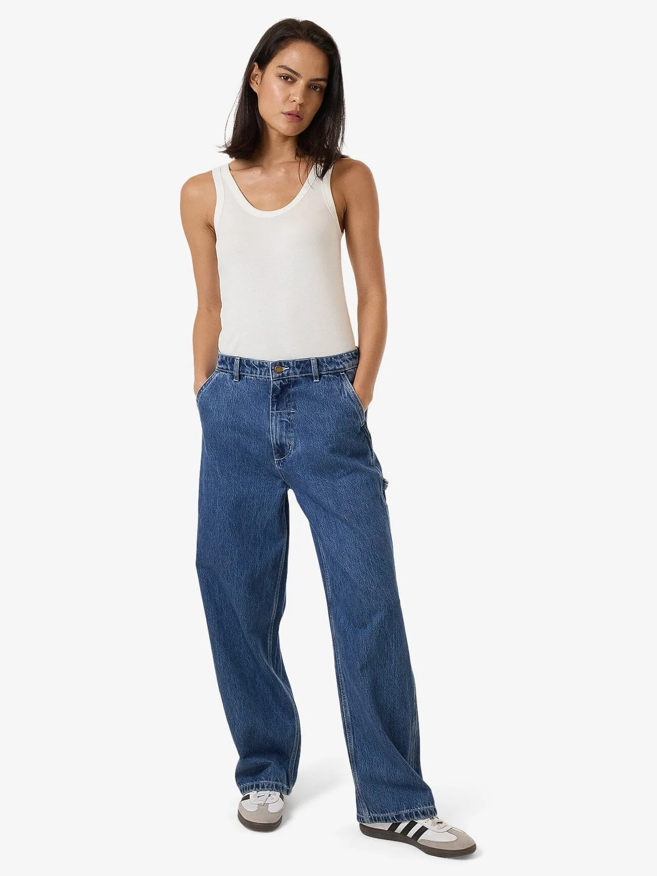 Slouch Carpenter Jean - Double Rinsed Blues