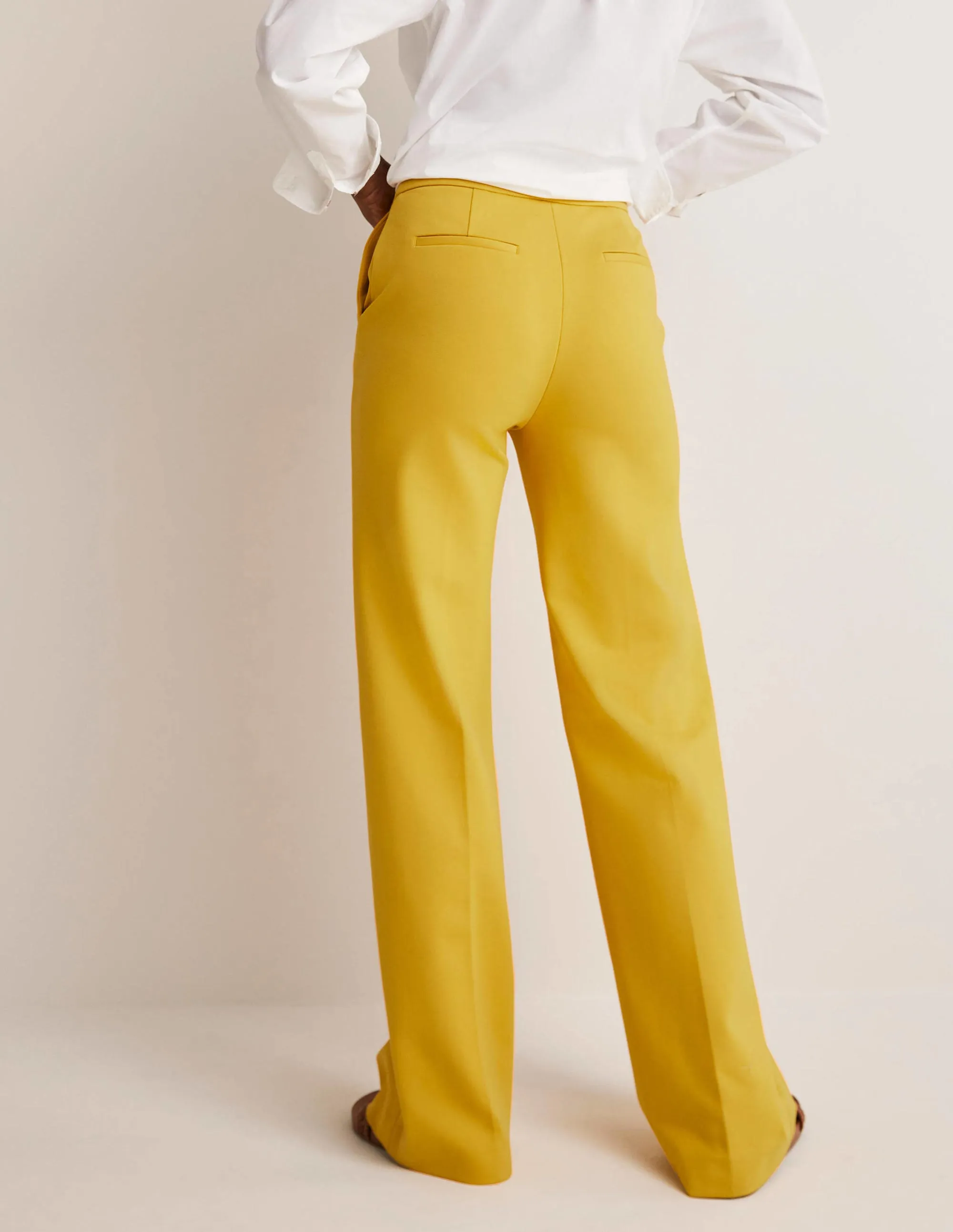 Westbourne Ponte Trousers-Honeycomb