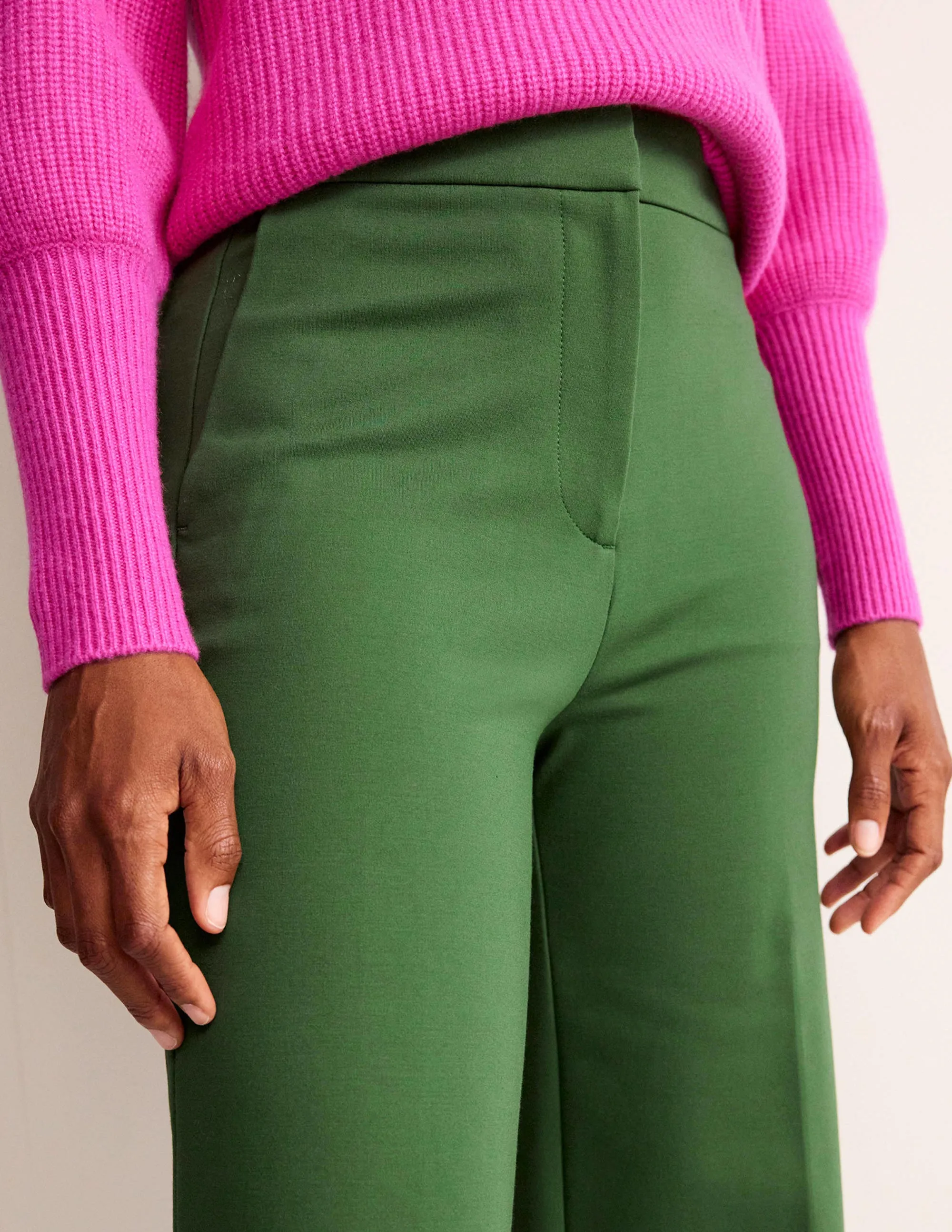 Westbourne Ponte Trousers-Winter Green