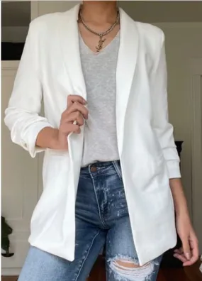 Womens White Blazer Womens | Bella Chic