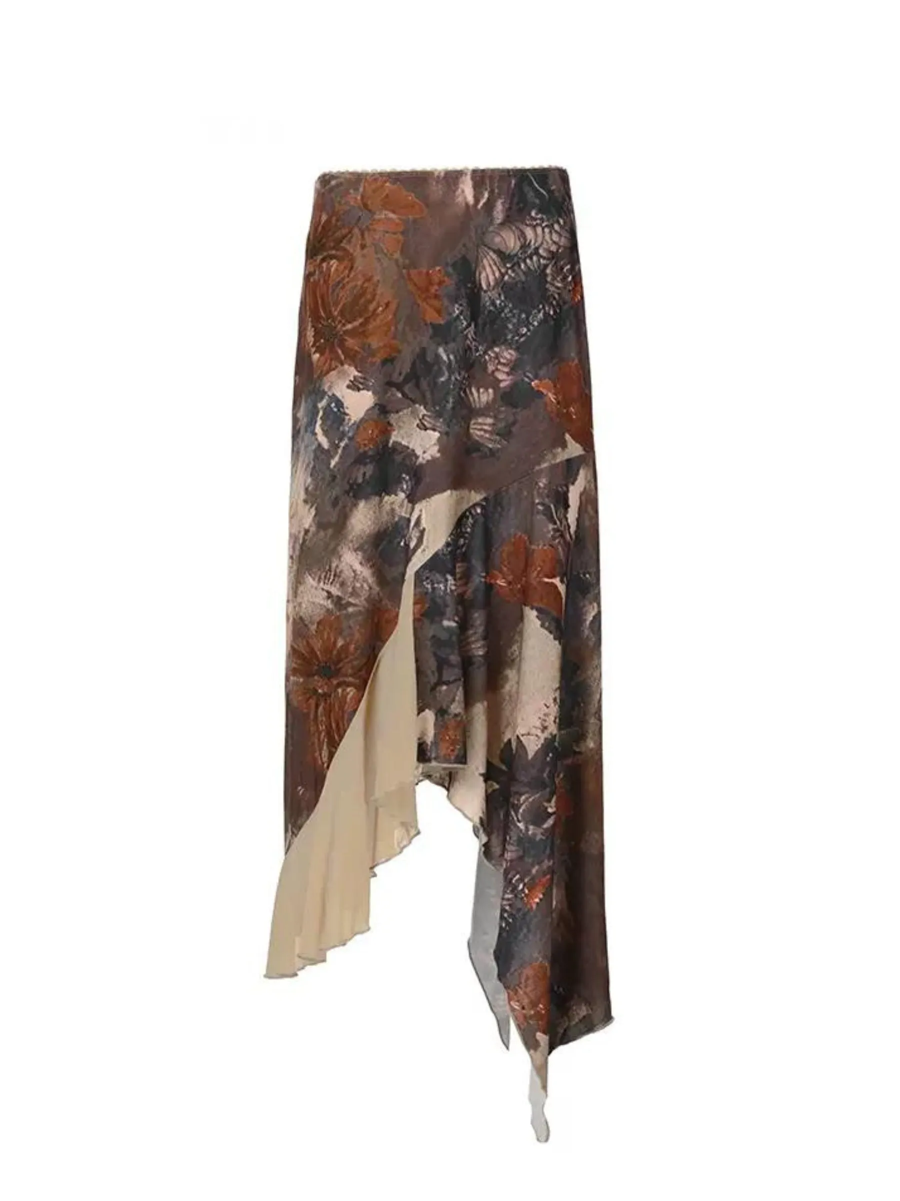 Zanya Asymmetric Maxi Skirt